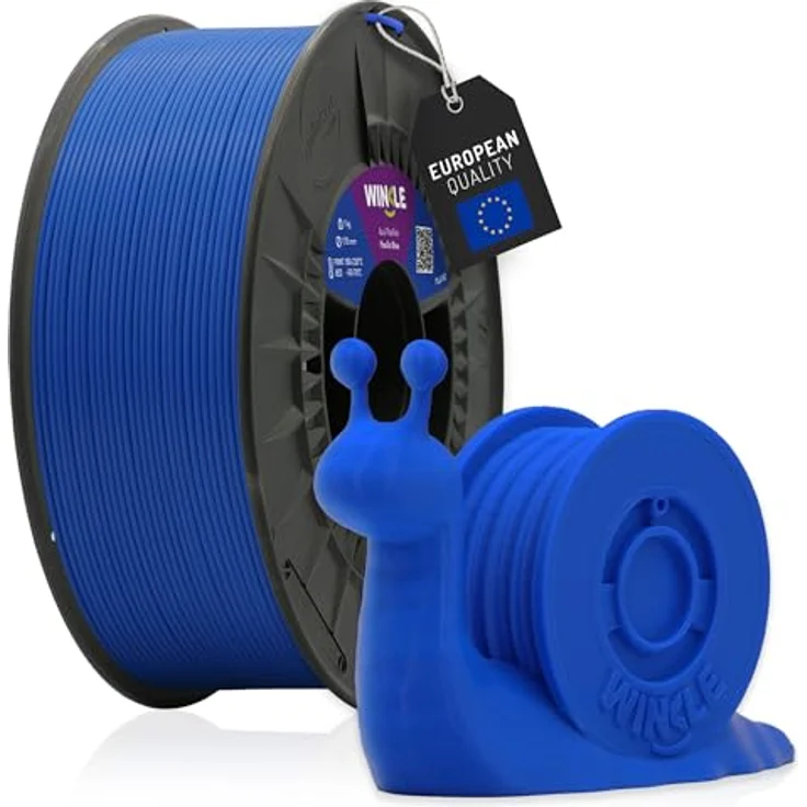 WINKLE PLA HD Filament 2.85mm Pazifikblau, 1kg Spule, kompatibel mit FDM Druckern, Maßgenauigkeit +/- 0.05mm – Bild 1