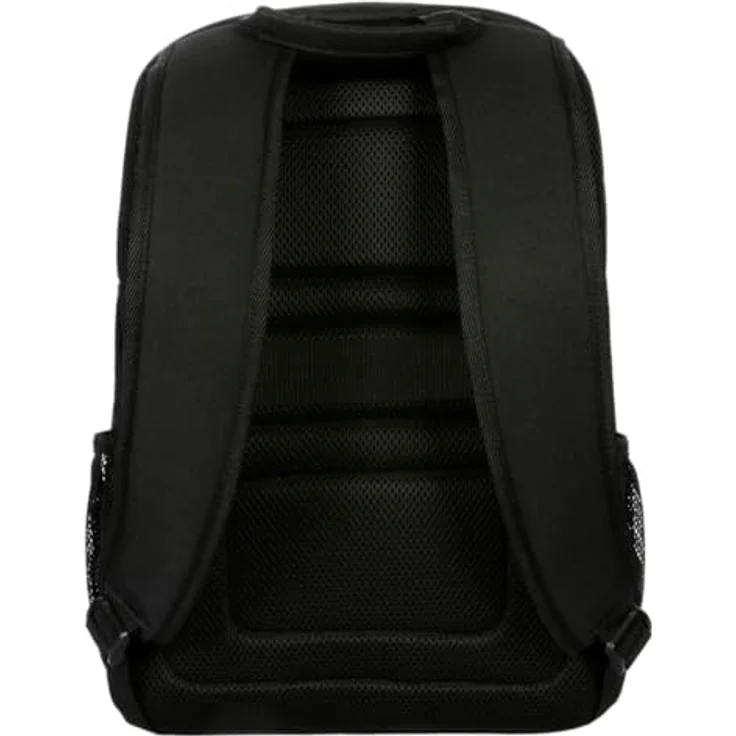 Targus GeoLite EcoSmart Advanced Backpack 15.6", Notebooktasche für 14-16 Zoll Laptops, Schwarz, aus recyceltem Material, wasserabweisend, mit Trolley-Gurt und gepolstertem Rückenteil – Bild 4