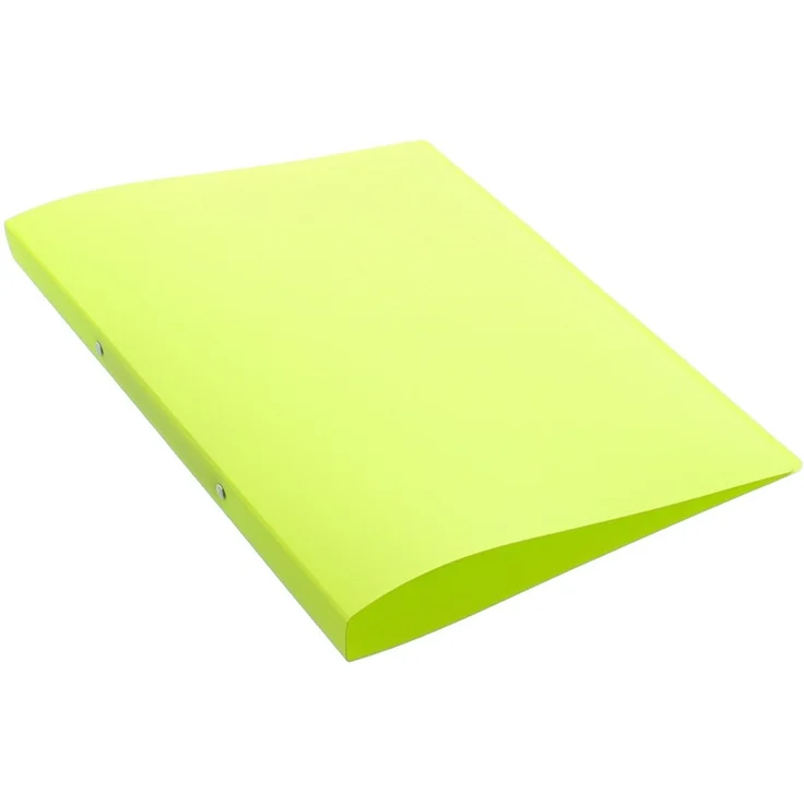 PAGNA Ringbuch Lucy Colours, Präsentationsordner mit 2-Ring-Mechanik, PP Material, A4 Format, transluzent lindgrün – Bild 1