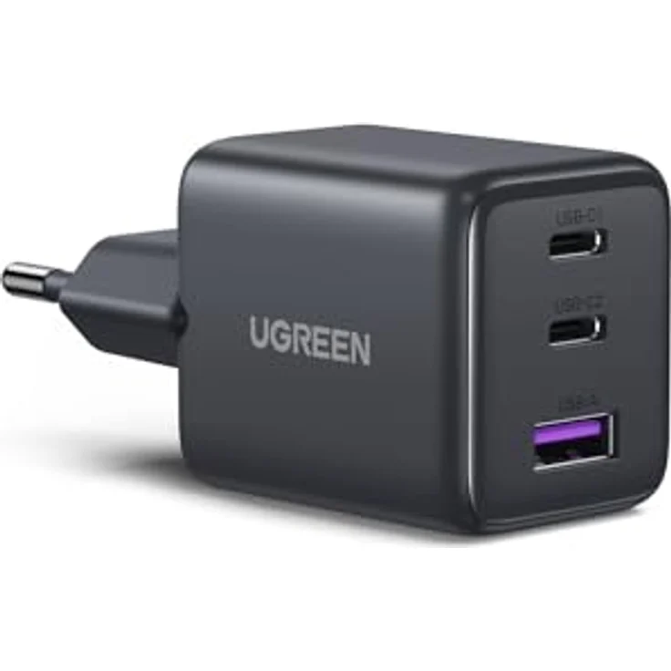 UGREEN USB C Ladegerät 30W, 3-Port GaN Netzteil, PD Schnellladung für iPhone 17, kompakt und sicher – Bild 1