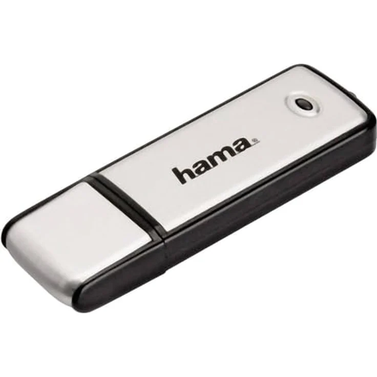 Hama 128GB USB-Stick USB 2.0 Datenstick (10 MB-s Datentransfer, inkl. LED-Funktionsanzeige, Speicherstick, Memory Stick mit Verschlusskappe, geeignet für Windows-MacBook) silber – Bild 2