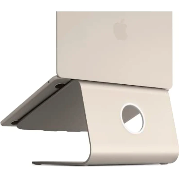 Rain Design mStand Laptop Stand - Starlight, Ergonomic Riser with Cable Management for Apple Macbooks and Laptops under 10.4 inches – Bild 3