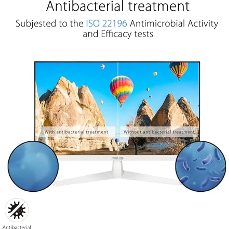 ASUS Eye Care VY249HF-W - 24 Zoll Full HD Monitor - 100 Hz, 1ms MPRT, AdaptiveSync - IPS Panel, Weiß – Bild 5