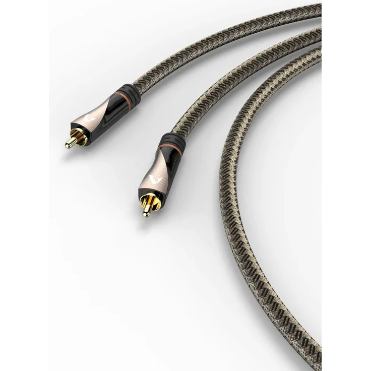 Avinity Digitales Cinch-Kabel, 1 Stecker - 1 Stecker, Gewebe, vergoldet, 1 m, Versandkostenfrei