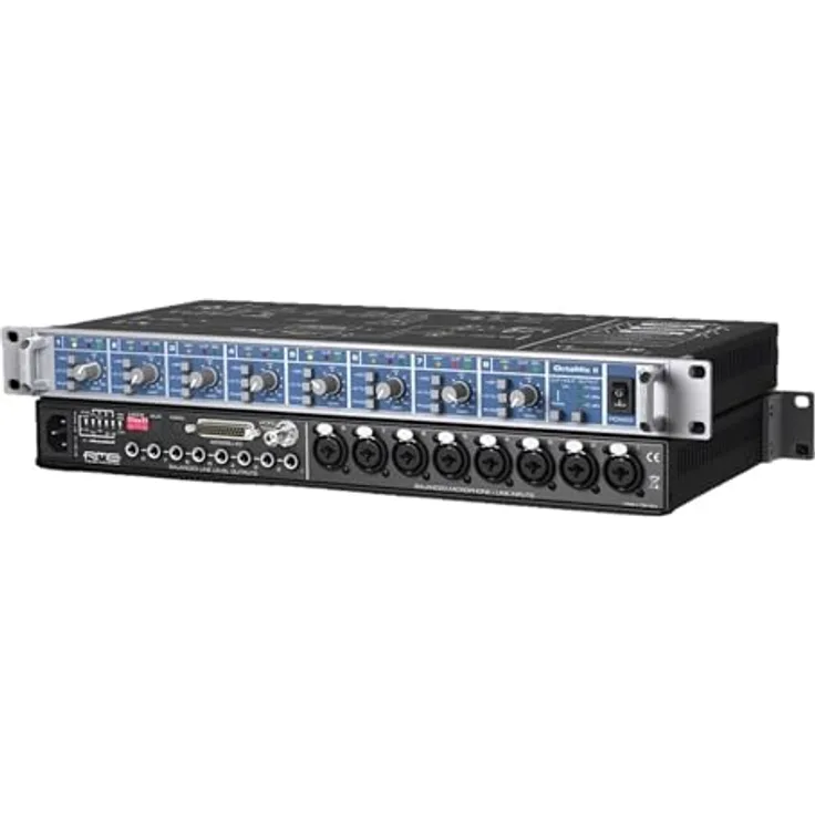 RME Mikrofonvorverstärker (OCTAMICII), 8-Kanal 24 Bit/192 kHz, schwarz