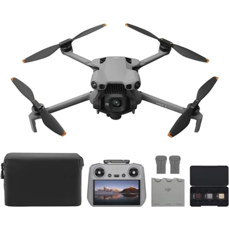 DJI Mini 5 Pro Fly More Combo (DJI RC2), 50 MP 1-Zoll-CMOS-Kamera, 4K/60fps Video, 36 min Flugzeit, ultraleicht, grau