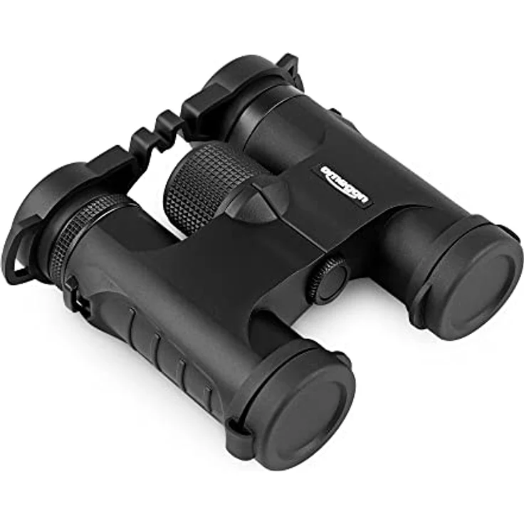 Omegon Fernglas Blackstar 2.0 10x25, kompaktes Dachkantfernglas mit guter Farbkorrektur und wasserdichtem Gehäuse – Bild 3