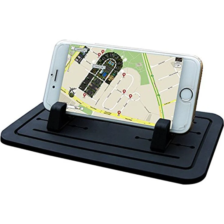 L&P A144 Universal Silikon Handyhalterung Antirutschmatte Auto Anti Rutsch Handy Matte Mehrzweck Haft Pad Haftpad Anti-Rutschmatte Handy Halterung Ständer für Smartphone wie iPhone 7 7 Plus 6s 6 5 4 Samsung Galaxy S7 S6 S5 S4 – Bild 2