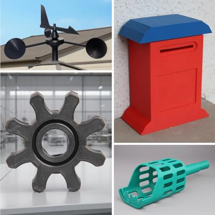 eSUN ASA+ 1,75mm Rot, 3D Filament mit hoher UV- und Witterungsbeständigkeit, 1000g – Bild 7