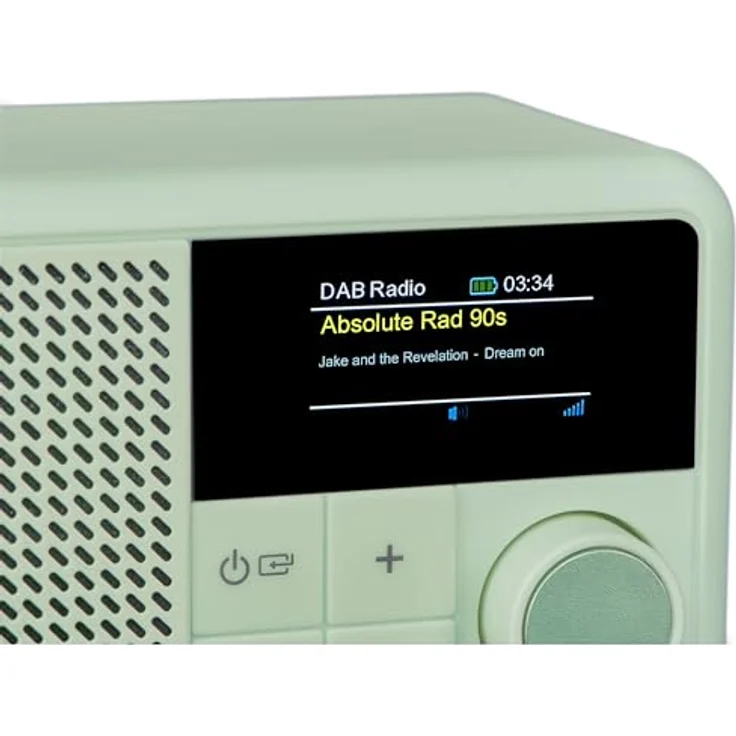 MEDION S66822 Tragbares Mini DAB+ Radio mit Bluetooth, Akku, dimmbares Farbdisplay, Teleskopantenne, Sleeptimer, Wecker, Snooze, AUX, USB-C – Bild 5