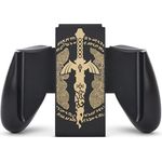 PowerA Joy-Con-Komfortgriff für Nintendo Switch - Verwittertes Master Sword, Spiele-Controller, Gamepad, Nintendo Switch Lite, Offiziell Lizenziert