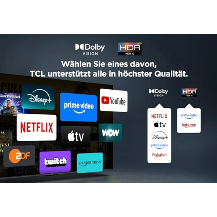 TCL 50PF650, 50 Zoll 4K UHD Smart TV mit Dolby Vision, Dolby Atmos, Alexa und Triple-Tuner – Bild 5