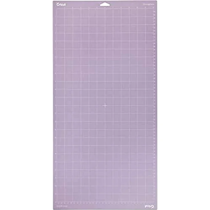 Cricut StrongGrip Schneidematte, Violett/weiß, 30x60 cm für schwere Materialien – Bild 1