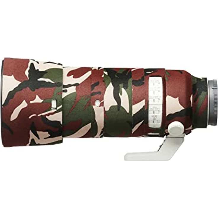 easyCover Lens Oak Objektivschutz für Sony FE 70-200mm F2.8 GM OSS II, grüne Camouflage, Neopren- und Nylonmaterial, wasserdicht, perfekter Sitz – Bild 1