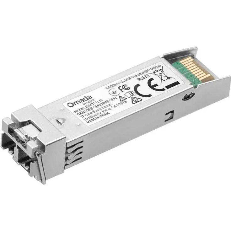 TP-Link Omada SFP Module 1000Base-SX MMF, Industrieller Transceiver mit 1 Gbps Übertragungsgeschwindigkeit und 550 m Reichweite
