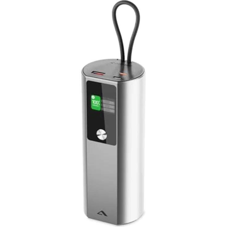 ALOGIC Ark PRO Stromspeicher, Silber, 27600 mAh, 160 W, USB-C & USB-A, für MacBook, Smartphone, Tablet-PC und Gaming-Geräte – Bild 2