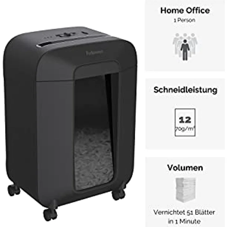 Fellowes Powershred LX85 4MM 40MM – Bild 2