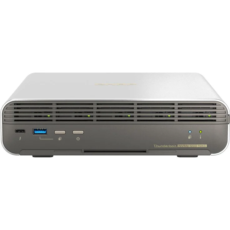 QNAP TBS-h574TX, Kompaktes Thunderbolt 4 NASbook, Intel Core i5-1235U, 16 GB RAM, 0 TB Speicher