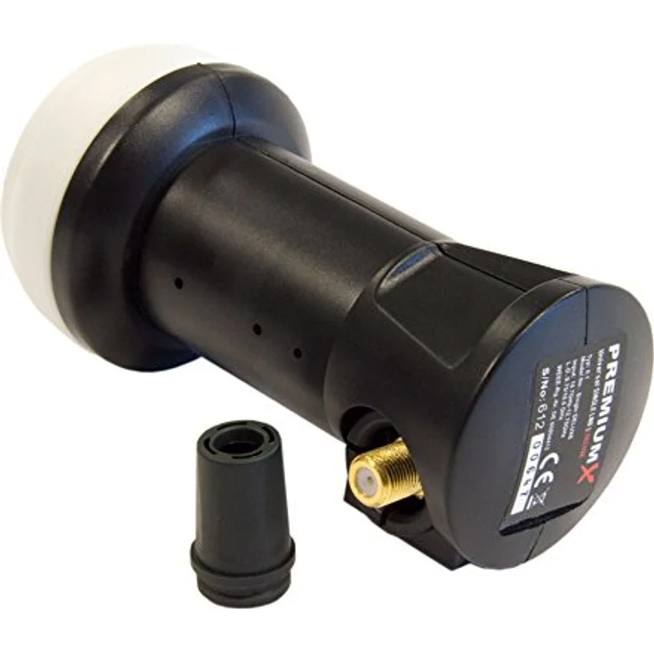 PremiumX Sat Anlage 60cm Anthrazit Deluxe, FullHD Digital Antenne mit Single LNB und F-Stecker – Bild 5