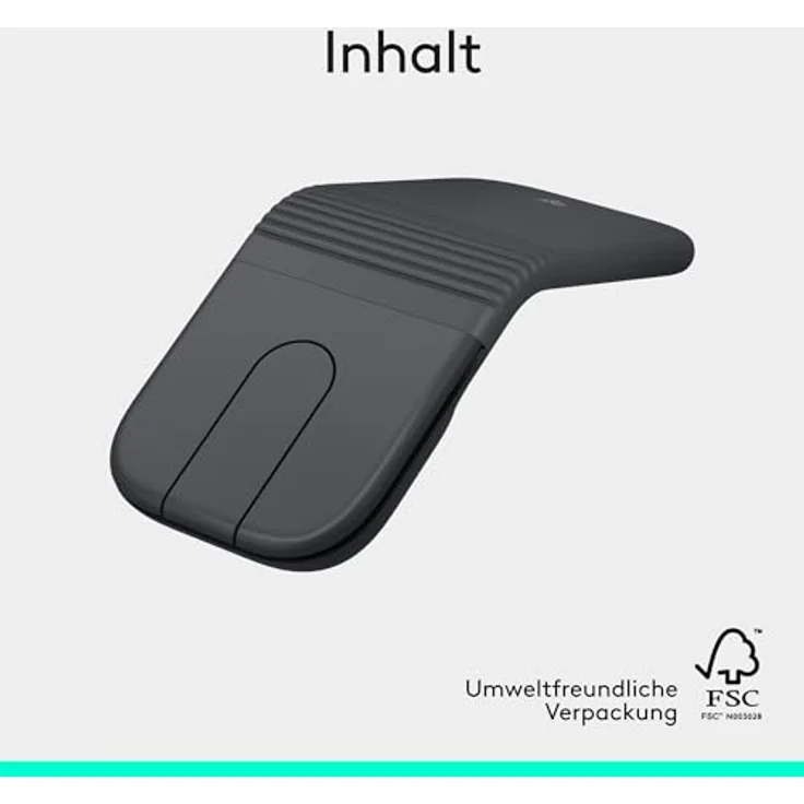 LOGITECH Mobi Fold kabellose Faltbare Maus, ultramobile kompakte Maus mit 4K DPI-Abtastung, Graphite – Bild 12