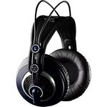AKG K240 MKII Professioneller halboffener Over-Ear-Studiokopfhörer, selbstjustierender Kopfbügel, Hochleistungsdesign, 3mm und 1/4"-Adapter - Schwarz und Blau