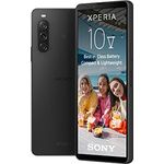 Sony Xperia 10 V (5.000-mAh-Akku, 6,1 Zoll 21:9 Wide OLED, Dreifach-Objektiv, Leicht & Kompakt, 3,5 mm Audio-Klinke, Android 13, IP65/68) 24+12 Monate Garantie  Schwarz