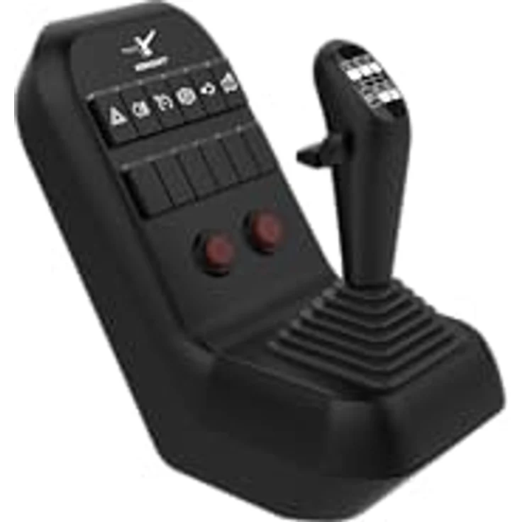 Aerosoft Games Truck & Bus Steering Wheel System, PC-Simulation Lenkrad mit realistischem Force-Feedback und 3er Pedalerie – Bild 5