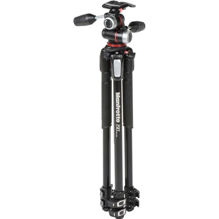 Manfrotto MK190XPRO3-3W Manfrotto 190 Aluminium Stativ mit 3 Segmenten – Bild 5