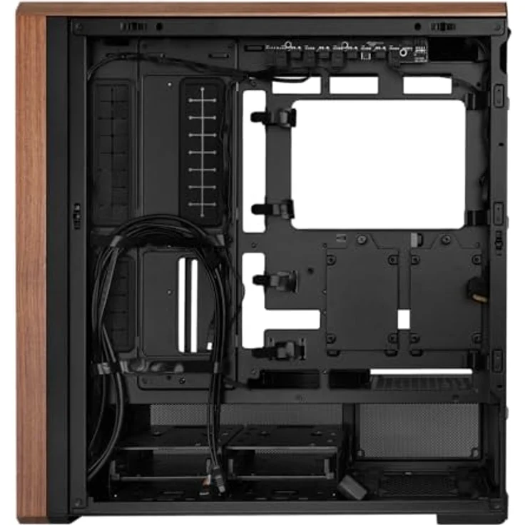 Lian Li Lancool 217 Midi-Tower Gehäuse, ATX mit Tempered Glass, schwarz, hervorragender Airflow, fünf PWM-Lüfter, integriertes Kabelmanagement – Bild 9