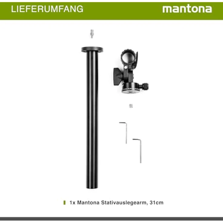 Mantona Stativauslegearm, 31cm – Bild 6