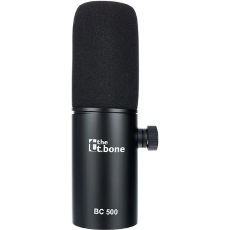 the t.bone BC 500, Dynamisches Broadcast Mikrofon mit Nierencharakteristik und Frequenzgang 50 Hz - 16 kHz, schwarz