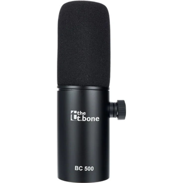 the t.bone BC 500, Dynamisches Broadcast Mikrofon mit Nierencharakteristik und Frequenzgang 50 Hz - 16 kHz, schwarz