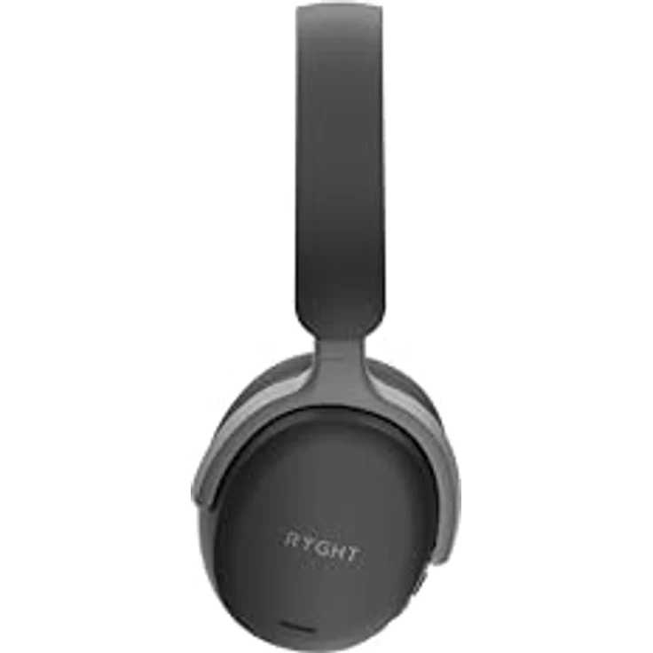 RYGHT Levo ANC, Kabellose Kopfhörer mit aktiver Geräuschunterdrückung, 30 Stunden Akkulaufzeit, Stereo-Sound, Bluetooth 5.3, integriertem Mikrofon, Schwarz – Bild 2