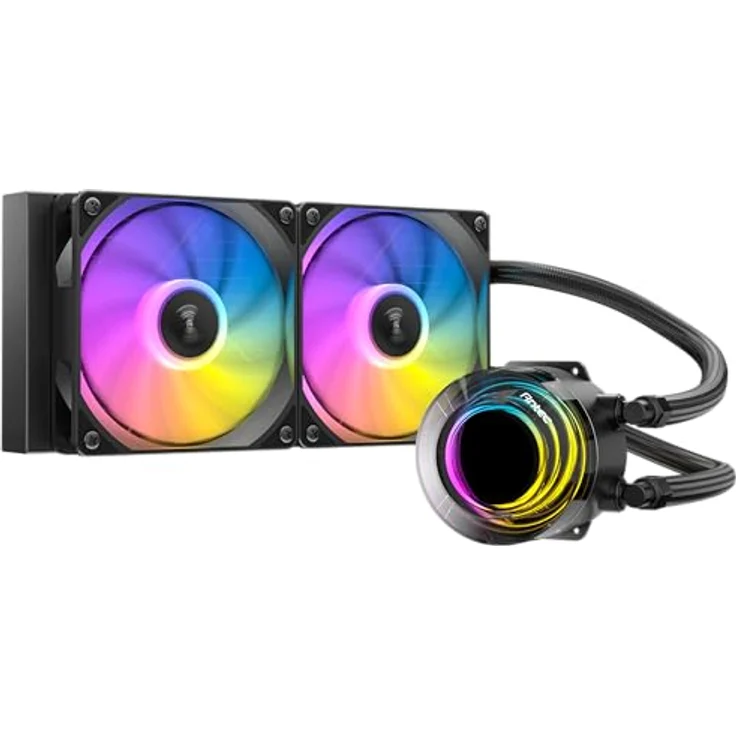 Antec Vortex Lum 240 ARGB Wasserkühlung mit Spezialdesign und ARGB-Lichteffekten – Bild 1