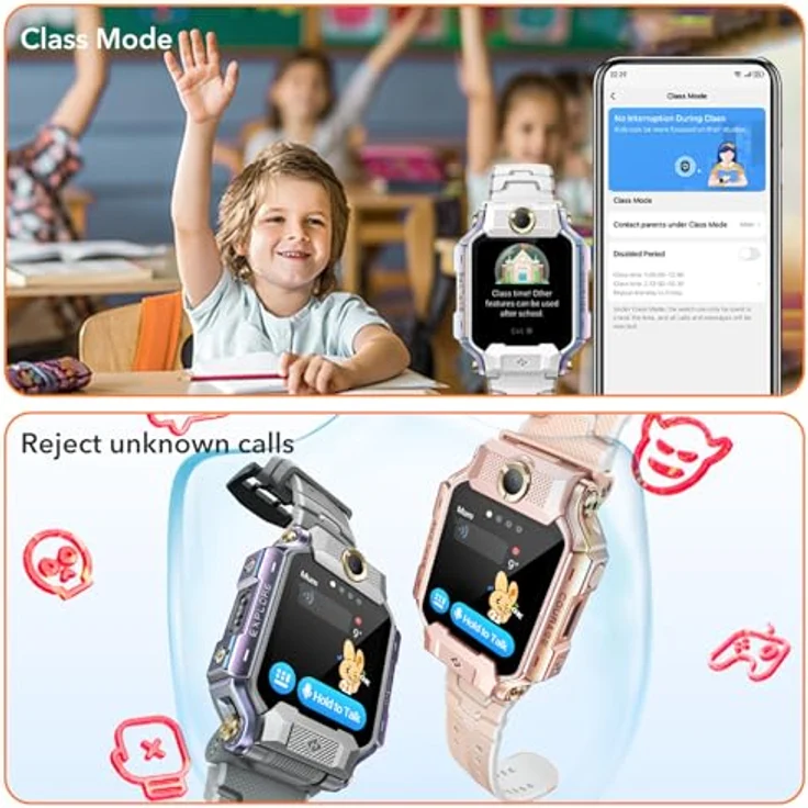 imoo Watch Phone X10, Smartwatch für Kinder mit 1,6 Zoll OLED-Display, 32 GB Speicher, 8 MP Kamera und Gesundheitsmonitoring, wasserdicht – Bild 7