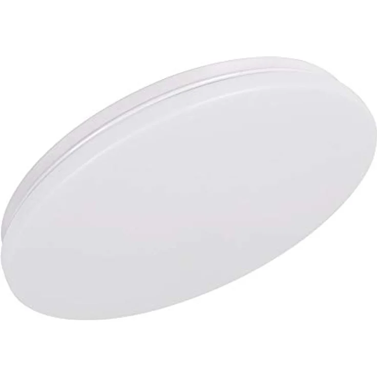 max K O M F O R T LED Deckenleuchte mit Bewegungsmelder 18 Watt IP20 MIWA rund schlicht, Neutralweißes Licht (4000K), Ø 33 cm – Bild 1