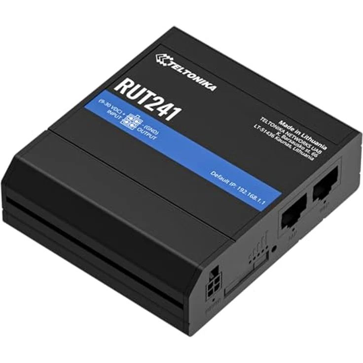 Teltonika Industrieller kompakter 4G-LTE & WLAN Router, mit Ethernet & I-O LTE - 3G Router (RUT241) – Bild 3