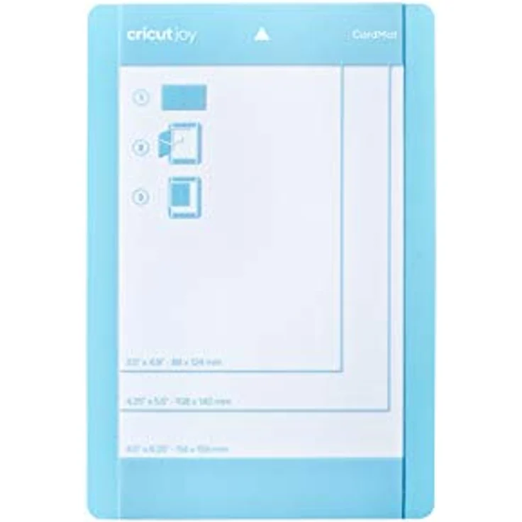 Cricut Joy Card Mat 2007968, wiederverwendbare Schneidematte für Einsteckkarten, Blau, 11,4 cm x 15,9 cm – Bild 2