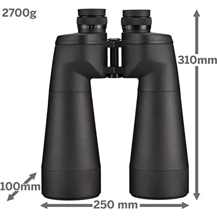 Bresser Fernglas Spezial Astro SF 20x80 ED wasserdicht mit großer mehrschichtvergüteter ED Optik und Stativanschlussgewinde, ideal für Landschafts- und astronomische Beobachtungen – Bild 4