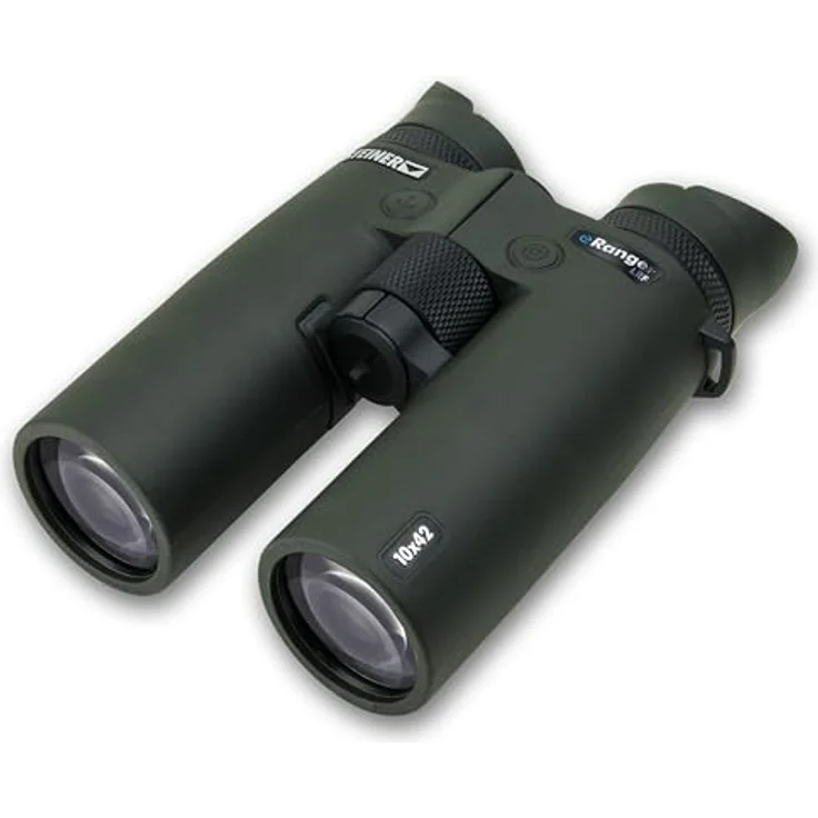 Steiner Jagd-Fernglas eRanger LRF 10x42 - Laser-Entfernungsmesser bis 3.000m, digitale Übertragung an Steiner Connect App, mit Steiner Impact Locator - Schwarz – Bild 1