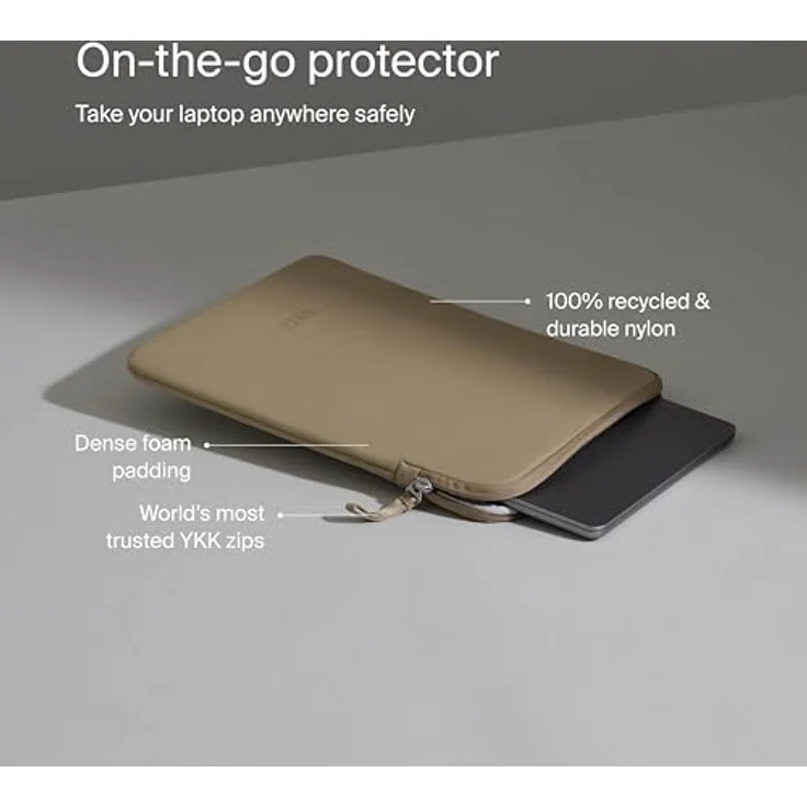 Urth Naos 15/16" Laptop Sleeve, Schützende Notebooktasche für 15-16 Zoll Laptops, Grün – Bild 3