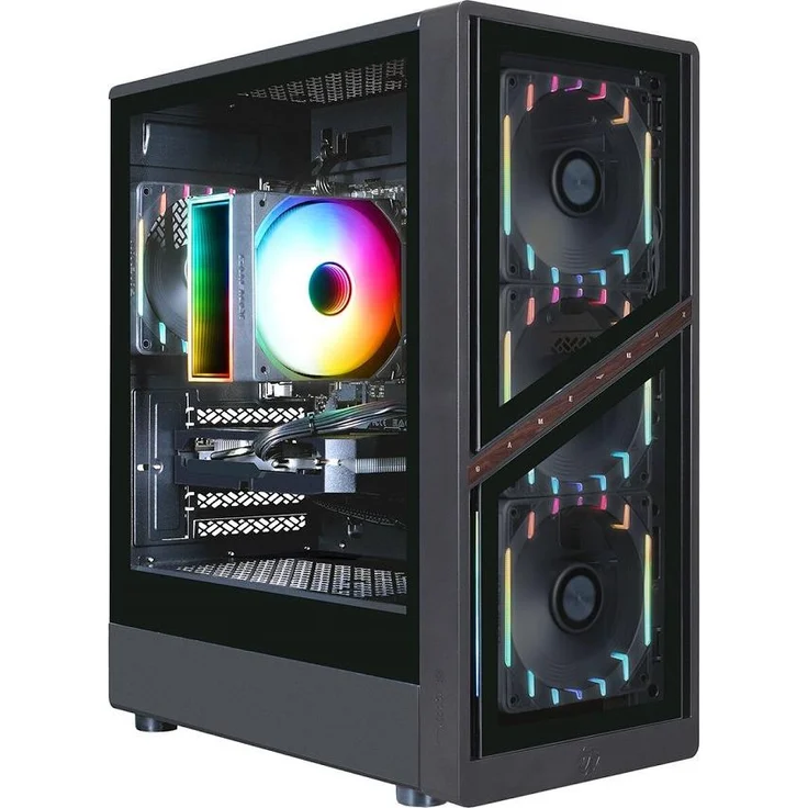 HYRICAN AERIS 8123 Gaming PC – AMD Ryzen 7 5700X, 16 GB RAM, 1 TB SSD, Radeon RX 9070, Windows 11 Home, RGB Beleuchtung