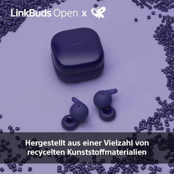 Sony LinkBuds Open – Kabellose Earbuds mit offenem Design, Transparenter Klang, 22h Akku, Weiss – Bild 5