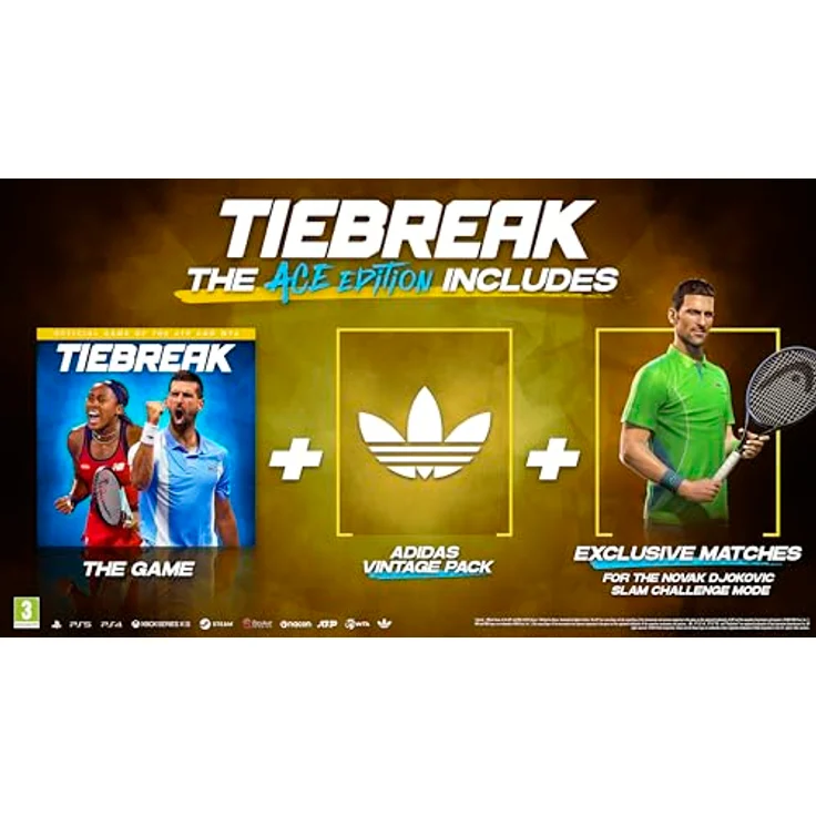 NACON Tiebreak: offizielles Spiel der ATP und WTA - ACE Edition (Xbox One/Xbox Series X) - mit über 120 erstklassigen männlichen und weiblichen Sportlern – Bild 2