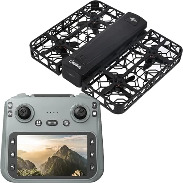 Casativo Duall-Full-HD Kamera Drohne faltbar mit 4,5" FPV, 120 m Reichweite, 25 Minuten Flugzeit, 1280 x 720 Auflösung – Bild 2