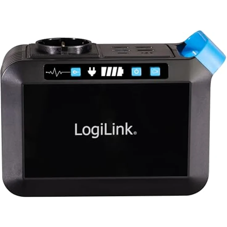 LogiLink Mobiles Ladegerät/Powerstation 80 Watt schwarz, tragbare Stromversorgungsstation für unterwegs – Bild 7