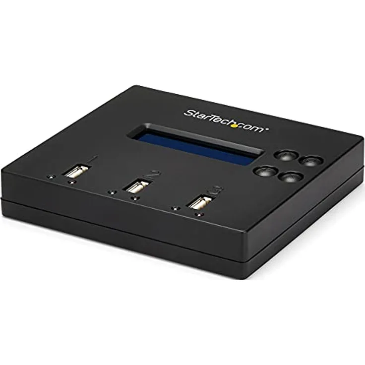 StarTech.com USBDUP12 USB-Duplikator und Radiergummi, 1:2, Speicherstick-Kloner, USB 2.0, Flash-Laufwerk, Kopierer, Daumenradierer