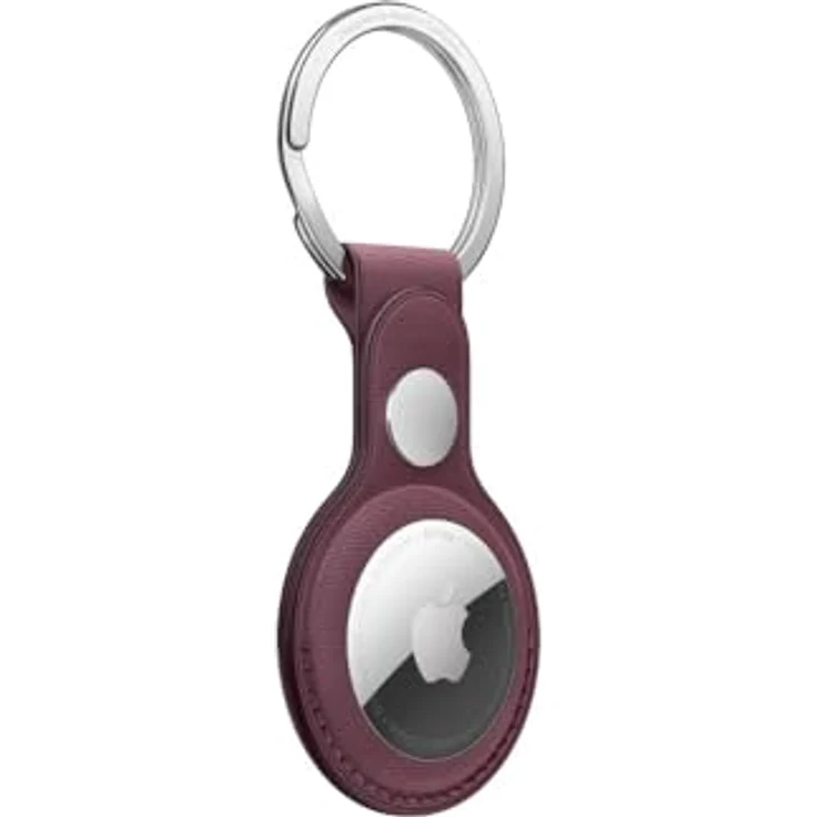 Apple AirTag Feingewebe Schlüsselanhänger – Mulberry ​​​​​​​ – Bild 3