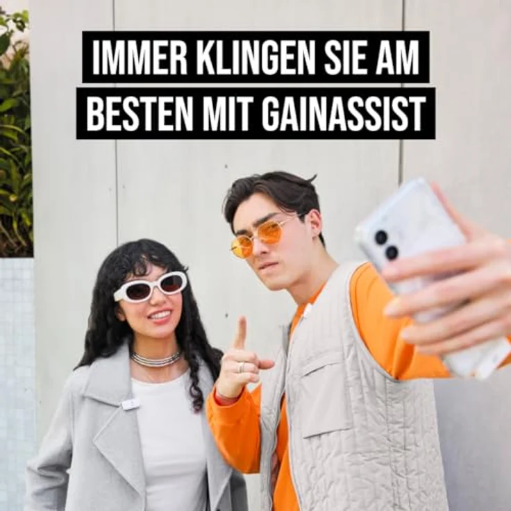 RØDE Wireless Micro - Kompaktes drahtloses Mikrofon, zwei Mikrofone mit Ladekoffer für Smartphone - USB-C, Weiß – Bild 2