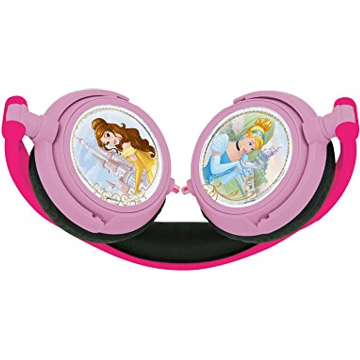 Lexibook Disney Princesa Rapunzel Stereokopfhörer, kinderfreundliche Kraft, faltbar und einstellbar, Rosa - Schwarz, HP010DP – Bild 5